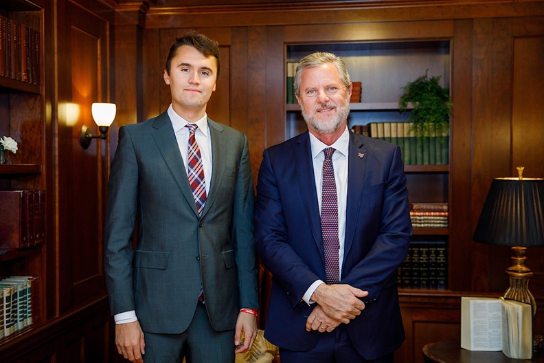 Charlie Kirk Jerry Falwell, Jr.