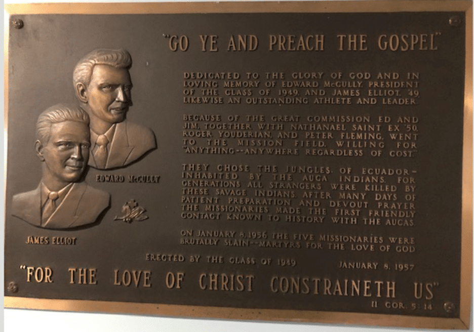 Reworded Wheaton College Plaque Honoring Slain Missionaries to Omit ...