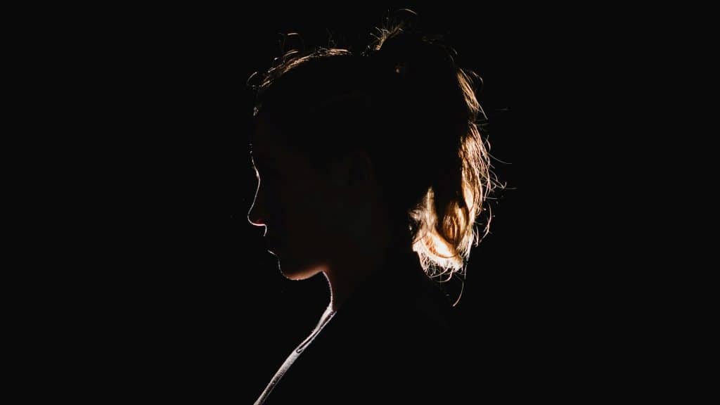 woman silhouette adult adults