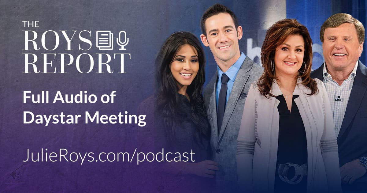 Daystar Roku Full Audio of Daystar Meeting | The Roys Report