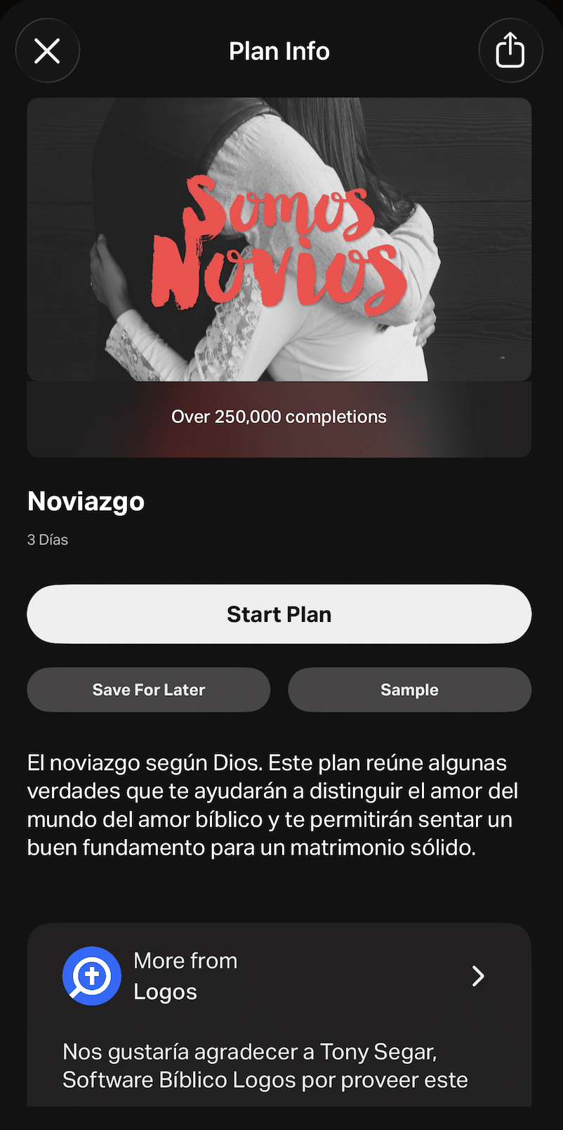Noviazgo segar
